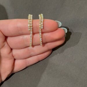 NORDSTROM GOLD DROP EARRINGS